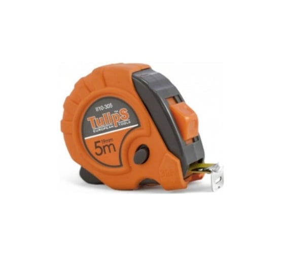 Рулетка с 3 фиксаторами 5 м/25 мм Tulips tools II10-306