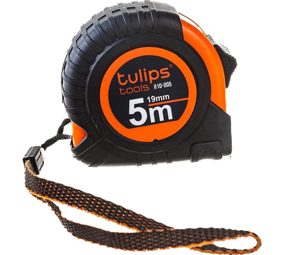 Рулетка с фиксатором 5 м/19 мм Tulips tools II10-005