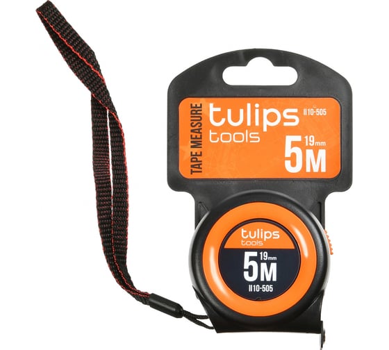 Усиленная рулетка с магнитом 5м/19мм Tulips tools II10-505