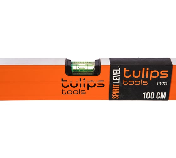 Уровень 100 см 3 глазка рукоятки Tulips tools II13-724