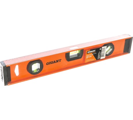 Алюминиевый строительный уровень рельс с разметкой 400мм Gigant SL400