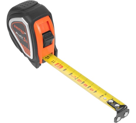 Рулетка Dnipro-M Profit 3 м х 16 мм, магнит, обрезиненный корпус 79492000