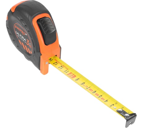 Рулетка Dnipro-M Ultra 2 ст./3 м х 19 мм, маркер, нейлон, автостоп 79471000