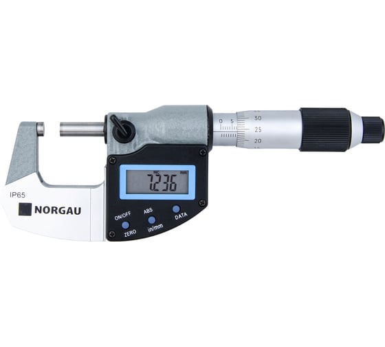 Цифровой микрометр NORGAU тип NMD-65D 0-25мм 041057001