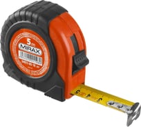 Рулетка с обрезиненным пластиковым корпусом MIRAX 5м/18мм 34011-05-18_z01