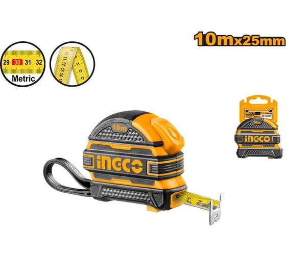 Рулетка 10x25 мм INGCO HSMT081025-1