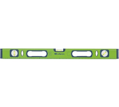 Алюминиевый уровень, фрезерованный, 3 глазка, рукоятки, 1200 мм СИБРТЕХ УС-1,0-120034104