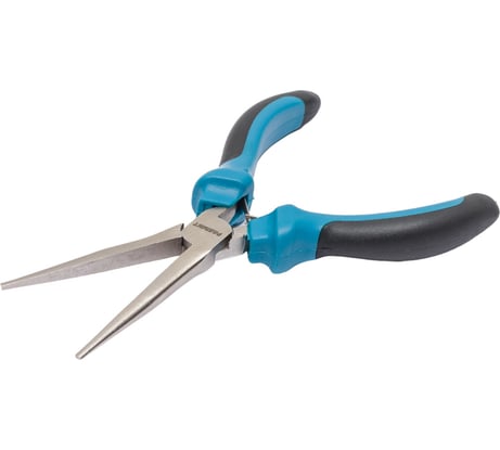 Плоскогубцы с тонкими удлинёнными губками РАДИАНТ 125 мм ручки из ТПР, покрытие- никель 47067