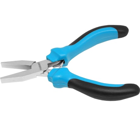 Плоскогубцы с удлинёнными плоскими губками РАДИАНТ 125 мм ручки из ТПР, покрытие- никель 47065