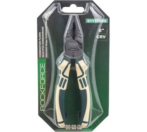 Плоскогубцы ROCKFORCE 150 мм, в блистере RF-611150DS