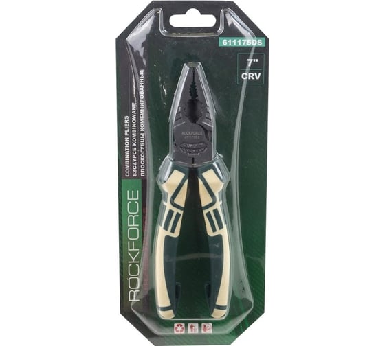 Плоскогубцы ROCKFORCE 175 мм, в блистере RF-611175DS