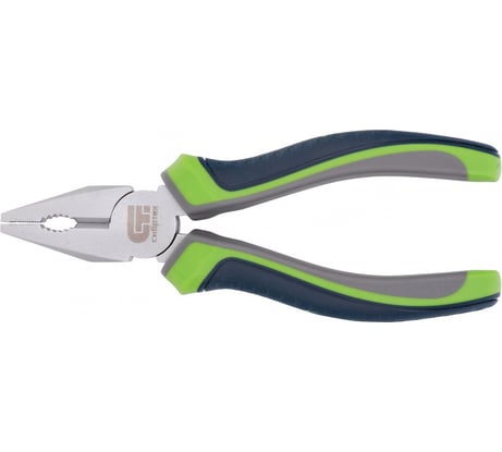 Комбинированные плоскогубцы 160 мм, трехкомпонентные рукоятки СИБРТЕХ 17077