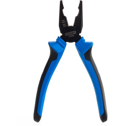 Комбинированные плоскогубцы, маслобензостойкая рукоятка, покрытие оксидированное с полировкой, 200мм Зубр 22015-1-20_z01