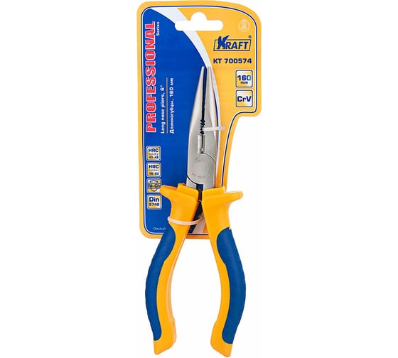 Длинногубцы 160 мм KRAFT KT 700574