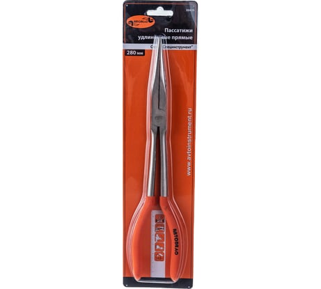 Специальные удлиненные прямые пассатижи 280мм АвтоDело 30439 12474
