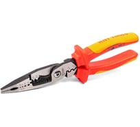 Длинногубцы КВТ ПРОФИ многофункциональные диэлектрические 225 мм серия 89216