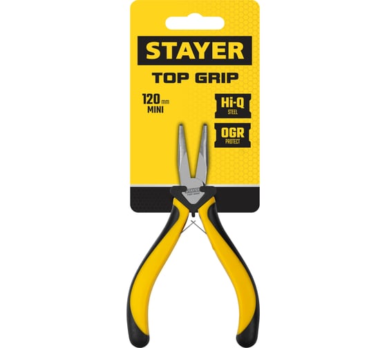 Изогнутые тонкогубцы Stayer TopGrip, 120мм 2218-3_z02