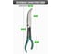 Изогнутые утконосы с удлиненными рукоятками Rockforce 20 CR-V 11-275мм RF-5047P5(26331) 3