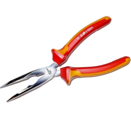 Диэлектрические узкогубцы DUEL изогнутые 1000V 160мм, DE16-18-0160