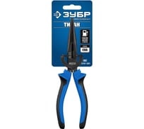 Тонкогубцы Зубр ТИТАН маслобензостойкая рукоятка, оксидированное покрытие с полировкой 22015-3-16_z02