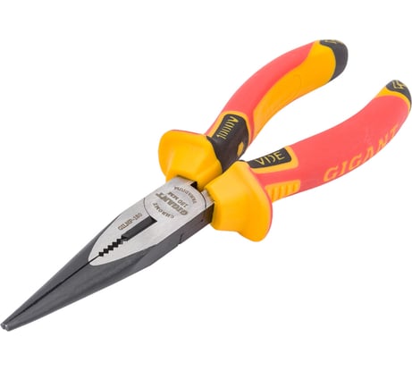 Изолированные прямые длинногубцы Gigant 180 мм GILNP-180