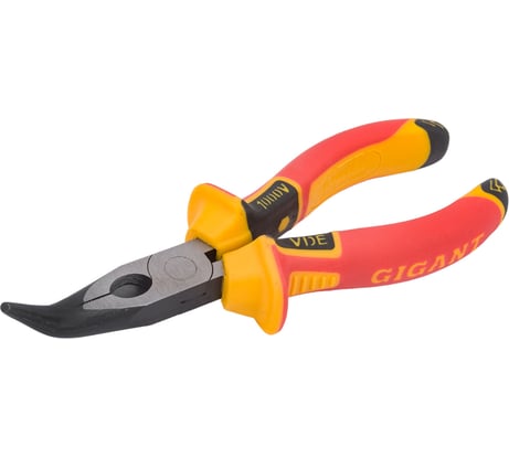 Изогнутые изолированные длинногубцы Gigant 160 мм GICNP-160