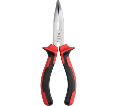 Изогнутые длинногубцы EKF Master 160 мм dgi-160-mas