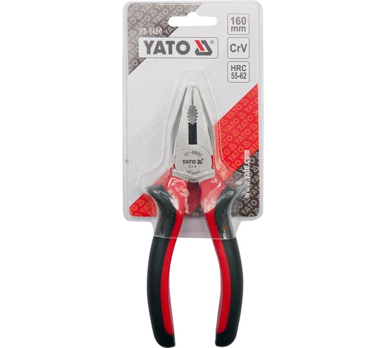 Плоскогубцы YATO универсальные CrV 160мм YT-6600