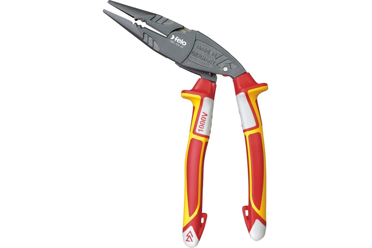 Изогнутые диэлектрические пассатижи Felo ErgoMulti 200 мм 58012040 ...