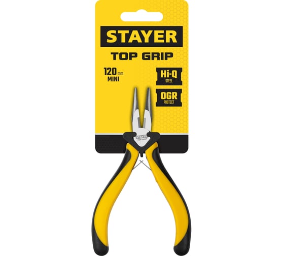 Тонкогубцы Stayer TopGrip 2218-2 120мм 2218-2_z02