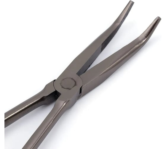 Рыболовные удлиненные изогнутые плоскогубцы Namazu pro bent nose pliers, 290 мм NP-BNP-290