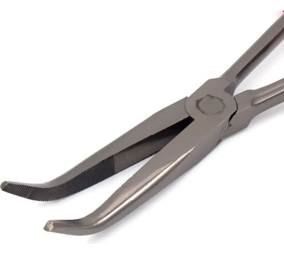Рыболовные удлиненные изогнутые плоскогубцы Namazu pro bent nose pliers, 290 мм NP-BNP-290