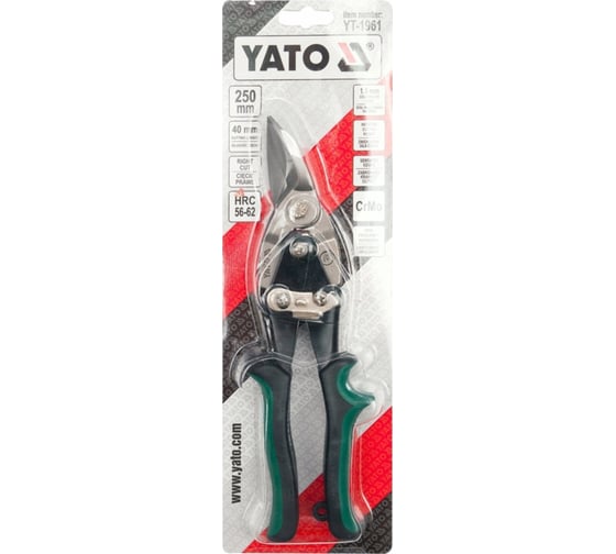 Ножницы по металлу YATO правые 250мм YT-1961