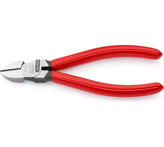 Бокорезы Knipex 140 мм, фосфатированные, обливные ручки, штрихкод на ручках KN-7001140EAN