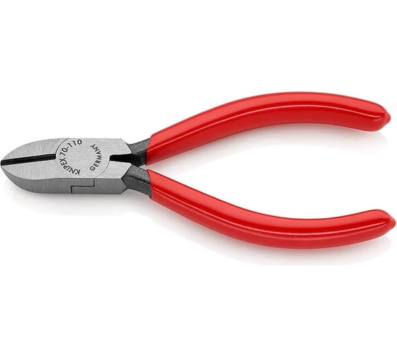 Бокорезы Knipex 110 мм, фосфатированные, обливные ручки, штрихкод на ручках KN-7001110EAN
