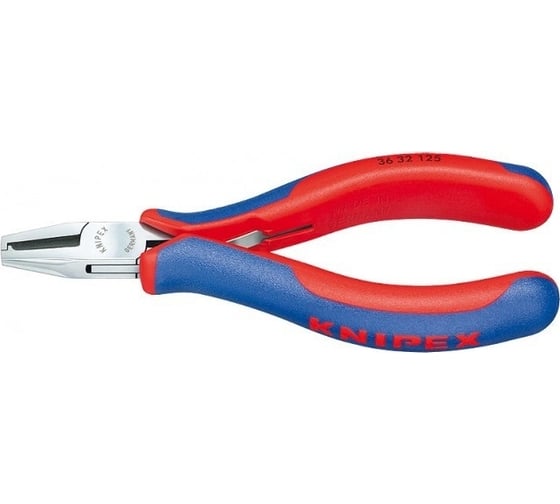 Захватные плоскогубцы Knipex для электроники, для опрессовки и обреза деталей на 1.6 мм KN-3632125 1