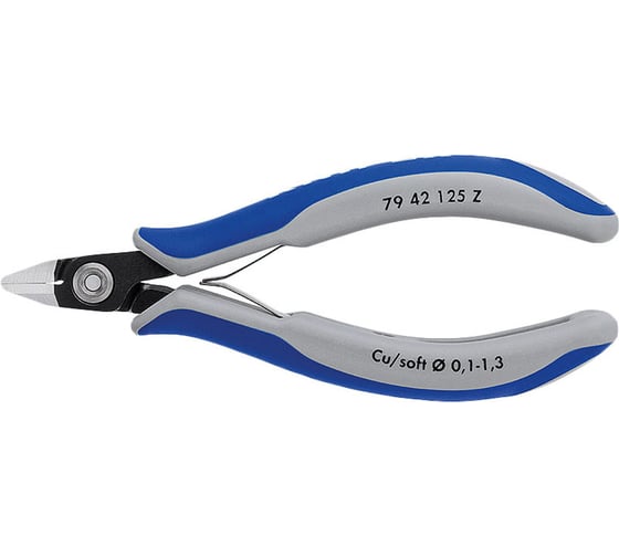 Прецизионные боковые кусачки для электроники Knipex KN-7942125Z