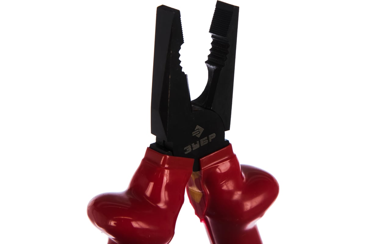 Плоскогубцы Зубр \"ЭКСПЕРТ\" \"ЭЛЕКТРИК\" комбинированные, диэлектрические ...