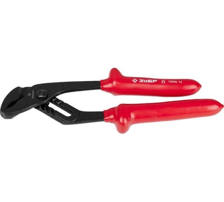 Клещи Зубр "ЭКСПЕРТ" "ЭЛЕКТРИК" переставные диэлектрические, высоковольтные до ~1000В, 250мм 2214-10-25_z02