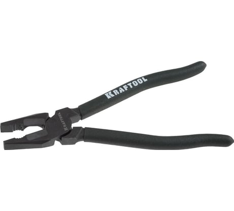 Плоскогубцы Kraftool "KarbMax" комбинированные с твердосплавными вставками покрытие оксидированное с полировкой 220 мм 22018-1-22