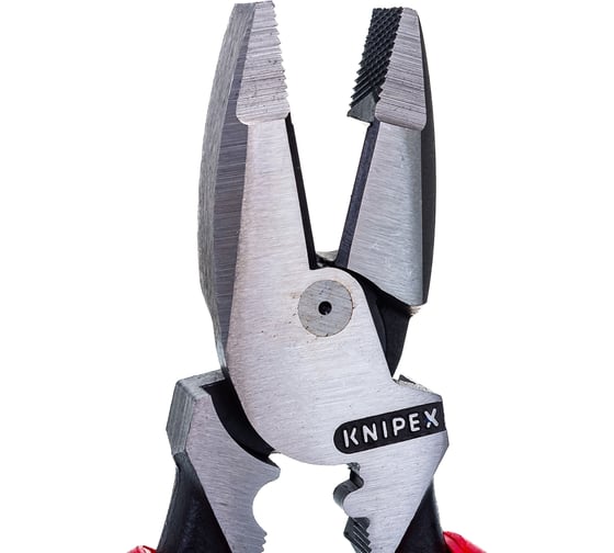 Электромонтажные плоскогубцы KNIPEX Lineman's Pliers протяжка и обжим, L-240 мм KN-0912240T