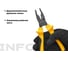 Никелированные пассатижи Inforce 200мм 06-18-43 3