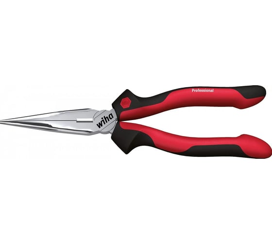 Плоскокруглогубцы Wiha 26722 Professional с режущей кромкой, прямая форма 200 мм wih26722