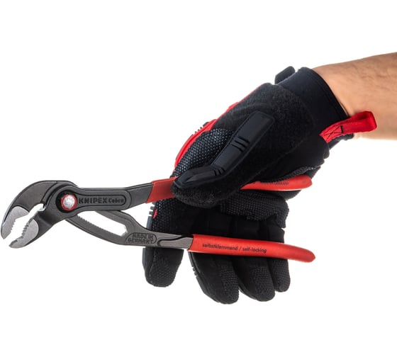Переставные клещи KNIPEX COBRA QuickSet с фиксатором, быстрая установка, L-250 мм KN-8721250SB