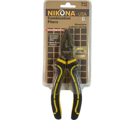 Комбинированные плоскогубцы NIKONA особой мощности 165мм 10-356