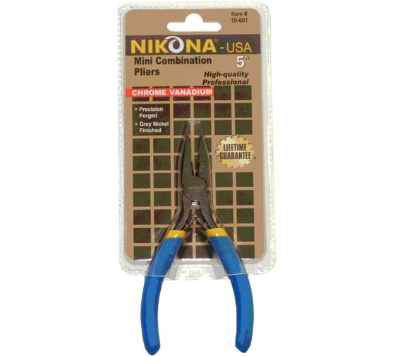 Мини плоскогубцы NIKONA комбинированные, 120мм 10-601