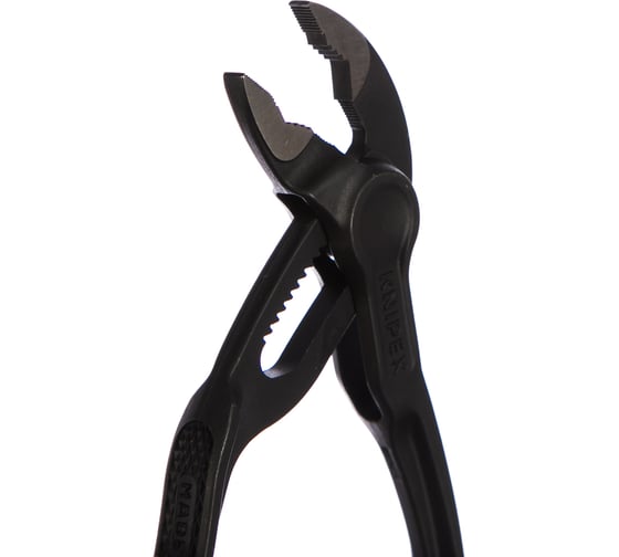 Переставные сантехнические клещи с фиксатором KNIPEX L-100 мм,COBRA XS KN-8700100