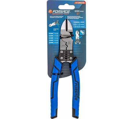 Бокорезы Forsage для снятия изоляции 200мм F-612M200(58525)