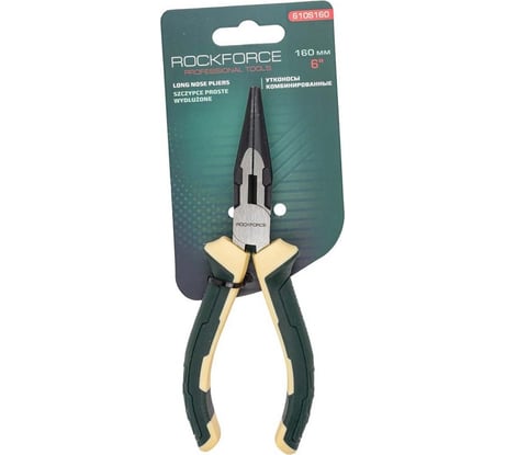 Утконосы комбинированные Rockforce 160мм RF-610S160(58536)