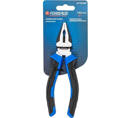 Плоскогубцы комбинированные Forsage 160мм F-611S160(58522) 1